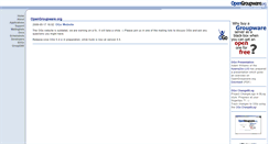 Desktop Screenshot of opengroupware.org
