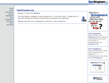 Tablet Screenshot of opengroupware.org